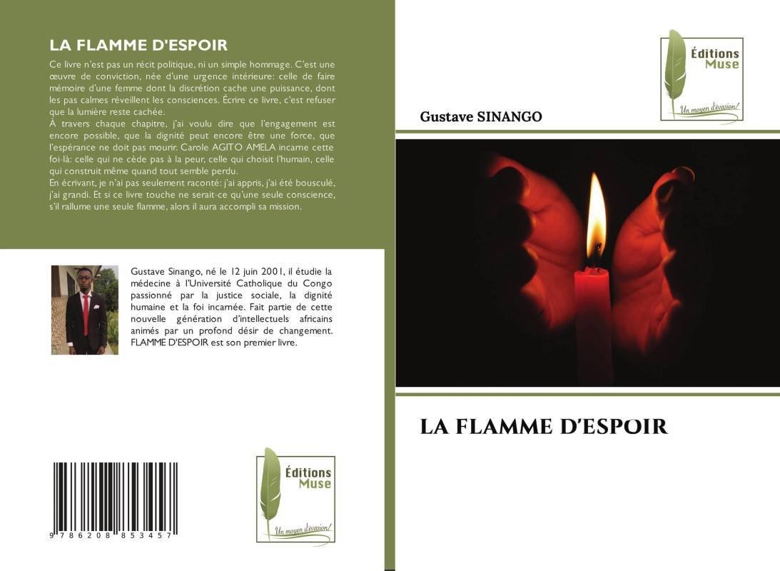 Couverture du livre Carole AGITO AMELA — Flamme d’Espoir